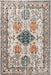 Washable Multicolor Victoria Medallion Area Rug 80x150 cm