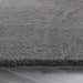 Washable My Lux Plain Shaggy Charcoal/Grey Rug