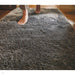 Washable My Lux Plain Shaggy Charcoal/Grey Rug