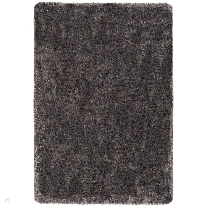 Washable My Lux Plain Shaggy Charcoal/Grey Rug