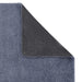 Washable My Lux Plain Shaggy Smoke Blue Rug