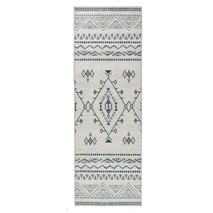 Washable Nomad Flatweave Grey Rug