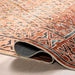 Washable Orange Diamond Trellis Rug 160 x 230 Centimeters