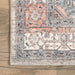 Washable Peach Medallion Rug for Homes with Kids and Pets