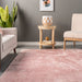 Washable Pink Shag Area Rug 120x180 cm