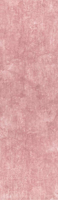 Washable Pink Shag Area Rug 80 cm