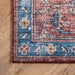 Washable Rust Castle Medallion Area Rug 150 x 240 cm