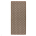 Washable Sculptured Basket Weave Mink Rug