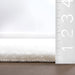 Washable Shag Area Rug 120 cm White