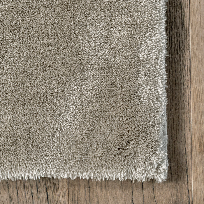 Washable Shag Area Rug 120x180cm Beige