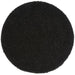 Washable Shaggy Black Round Rug