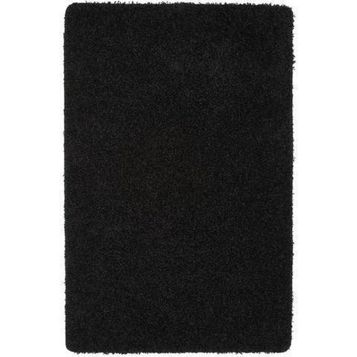 Washable Shaggy Black Rug