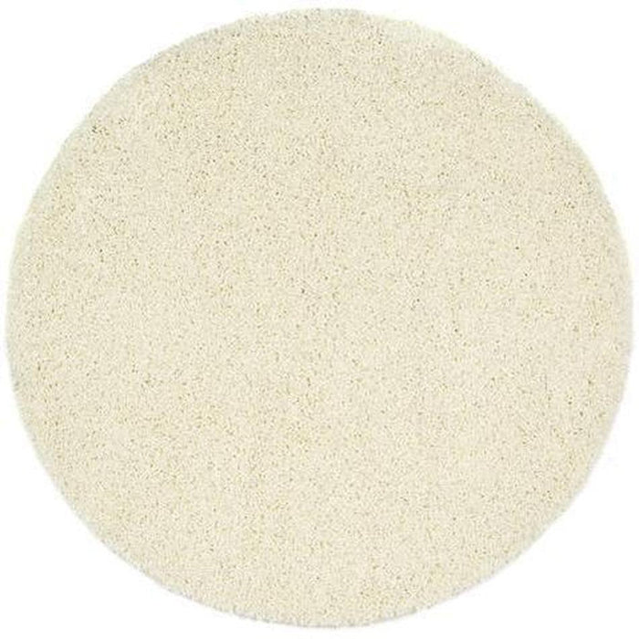 Washable Shaggy Ivory Rug