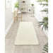 Washable Shaggy Ivory Runner