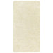 Washable Shaggy Ivory Runner