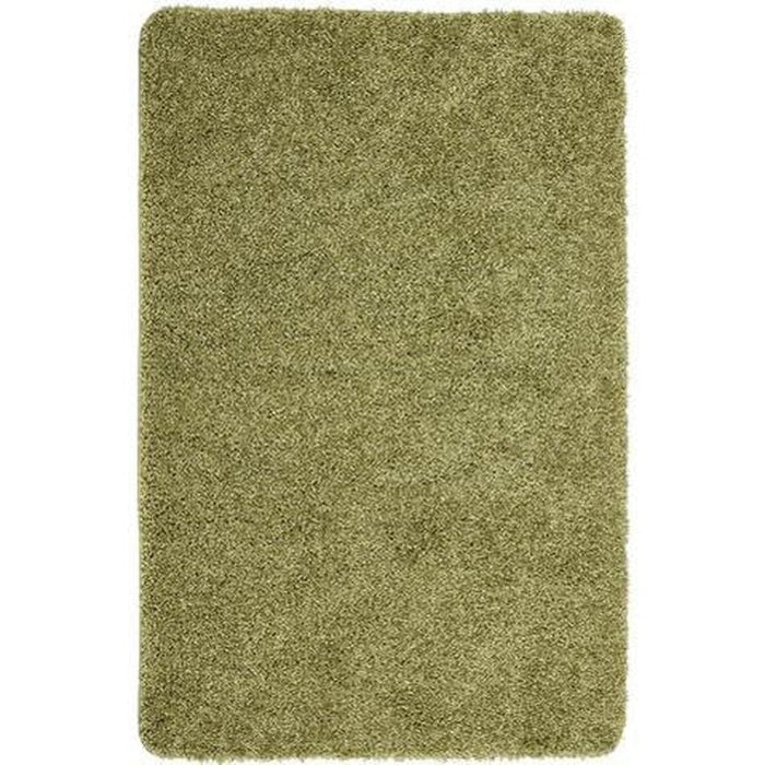 Washable Shaggy Olive Rug