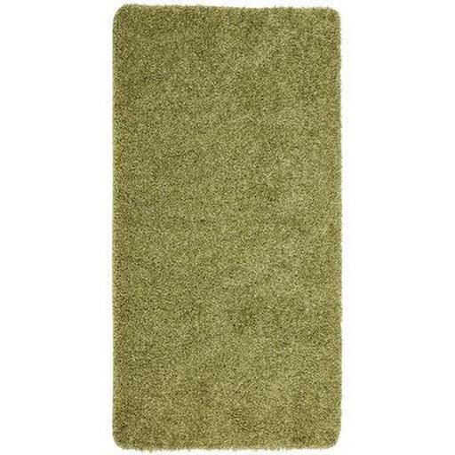 Washable Shaggy Olive Runner