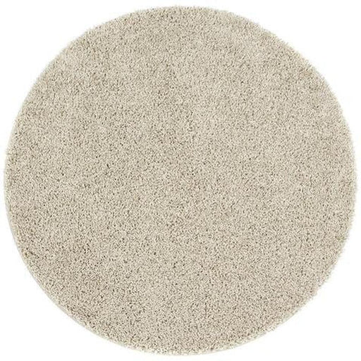 Washable Shaggy Stone Round Rug