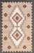 Washable Southwestern Area Rug 152 Cm Brown