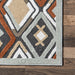 Washable Southwestern Area Rug 152x244 cm Rust