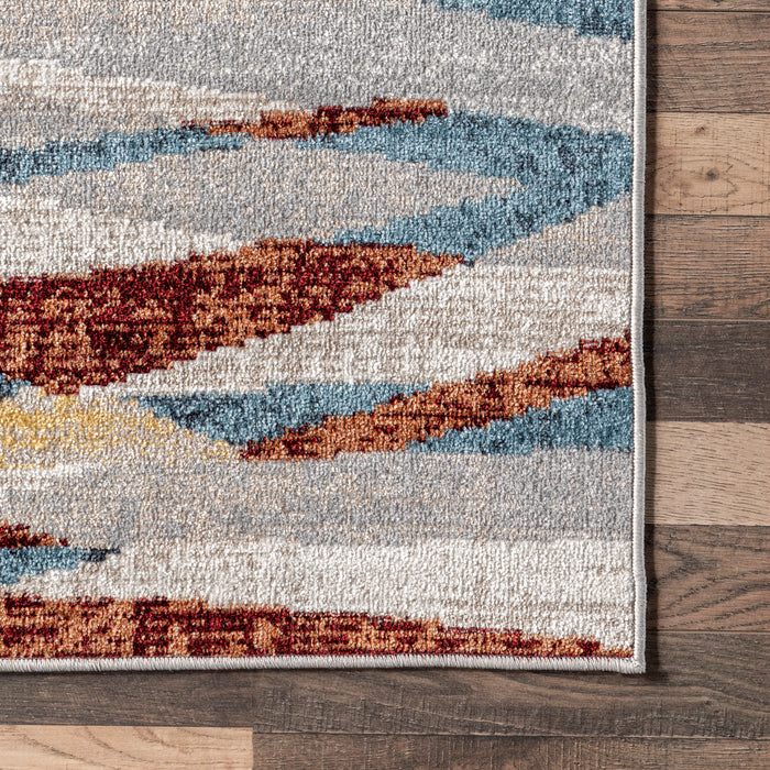 Washable Southwestern Area Rug 5x7 Feet Multicolor