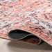 Washable Spill Proof Rug 160 cm Rust Color