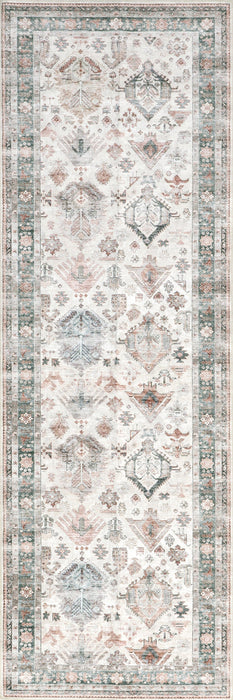 Washable Spill Proof Rug 160x230 cm Ivory Multicolor