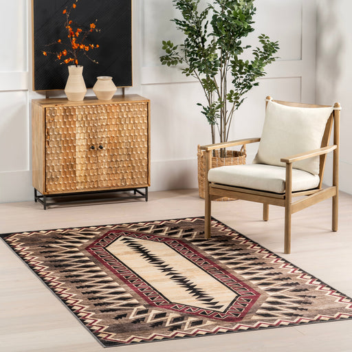 Washable Spill Proof Rug For High Traffic Areas Brown 150x240 cm