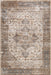 Washable Spill Proof Rug - Ivory Medallion Design 120x180 cm