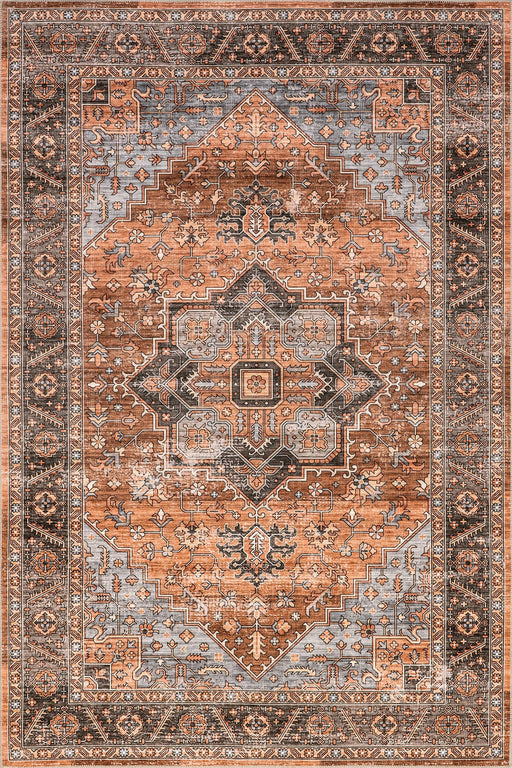 Washable Spill Proof Rug Sienna Brown 160x230 cm