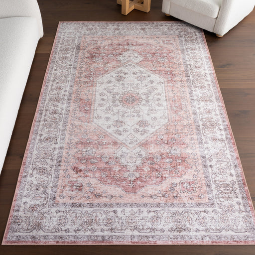 Washable Spill Resistant Area Rug in Ivory 160 x 230 cm