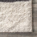 Washable Striped Area Rug In Ivory 120x180 cm