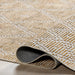 Washable Tan Rug With Spill Resistance For High Traffic Areas