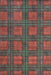 Washable Tartan Plaid Rug 160x230 cm Red