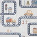 Washable Vida Kids Map Flatweave Multicolour Rug