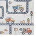 Washable Vida Kids Map Flatweave Multicolour Rug