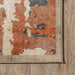 Washable Volcanic Area Rug 150x240 cm Rust Color