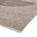 Washable Whisper H1067 Modern Abstract Textured Soft-Touch Printed Polyester Flatweave Beige Rug