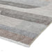 Washable Whisper H1068 Modern Abstract Textured Soft-Touch Printed Polyester Flatweave Beige Rug