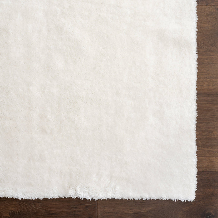 Washable White Shag Area Rug 160x230 cm