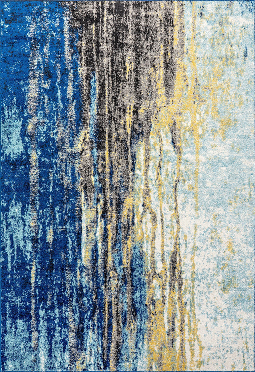 Waterfall Area Rug 160cm Blue Design