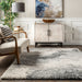 Waverly Abstract Ombre Shag Rug Light Grey 160x230 cm