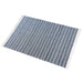 Wayne Hand-Woven PET Striped Area Rug in Blue and Ivory