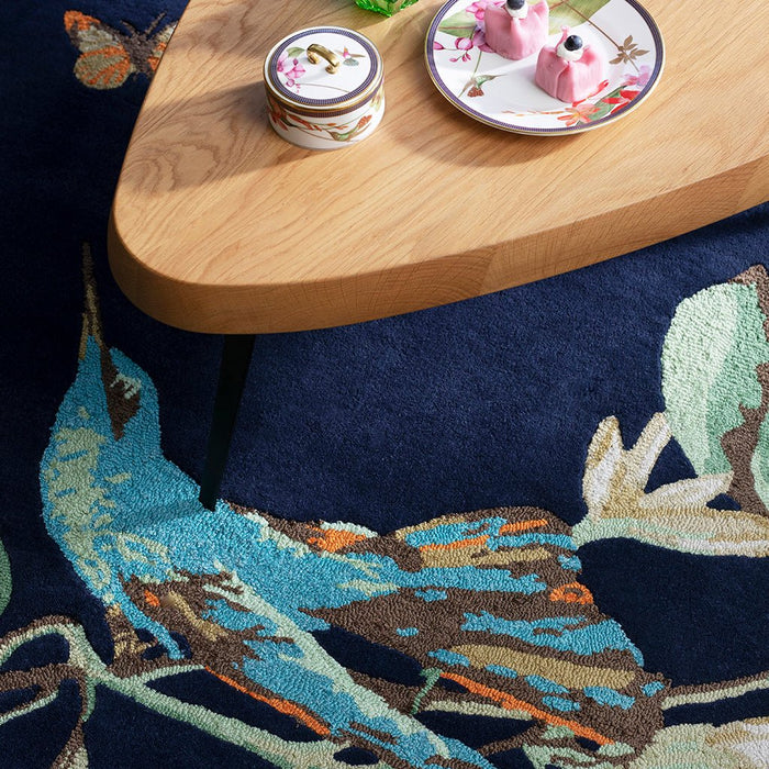 Wedgwood Hummingbird Navy 037818 Rug