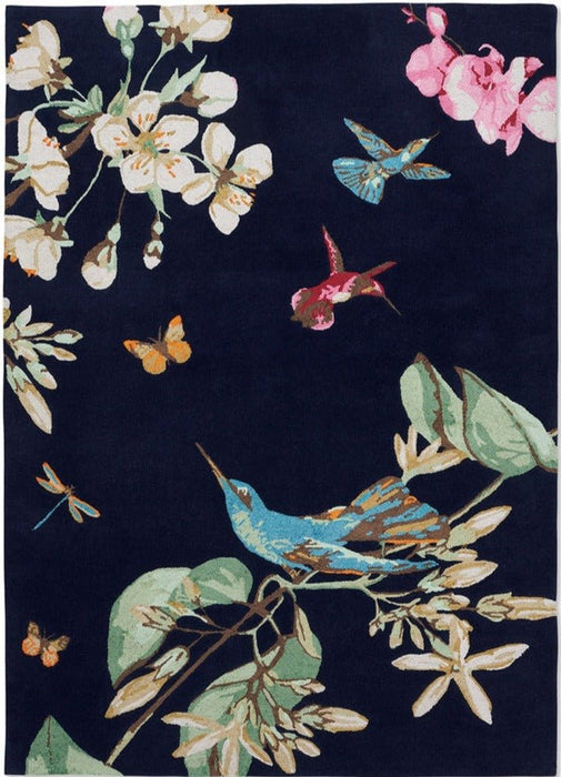 Wedgwood Hummingbird Navy 037818 Rug