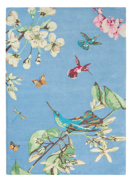 Tappeto Wedgwood Hummingburd Blu 37808