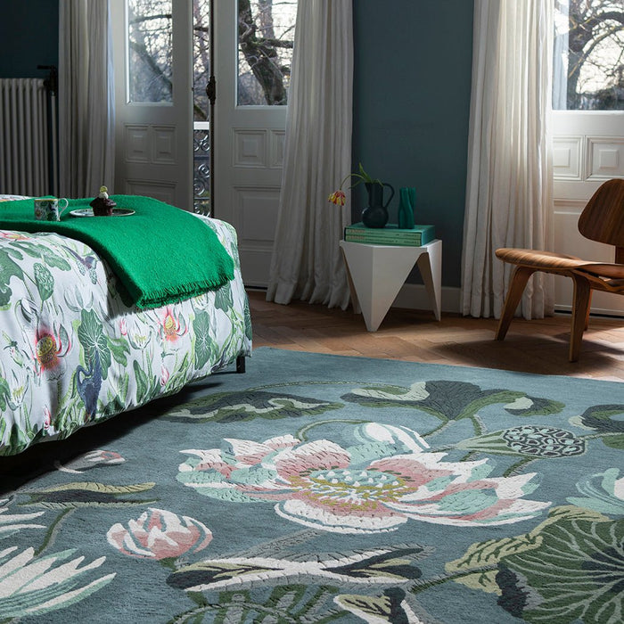 Wedgwood Waterlily Midnight Pond 038608 Rug