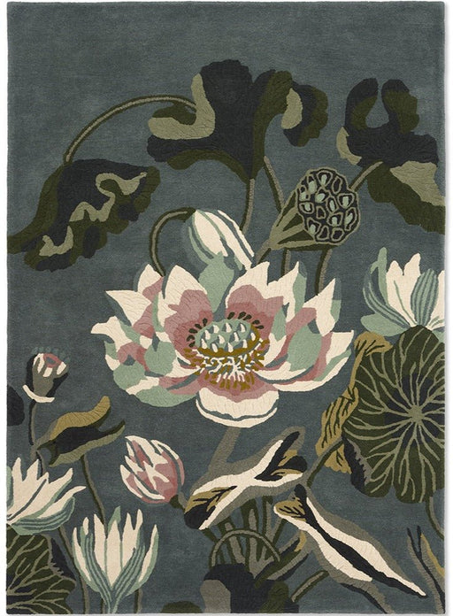 Wedgwood Waterlily Midnight Pond 038608 Rug