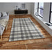 Wellness 6630 Modern Tartan Check Cream/Light Grey Rug