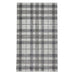 Wellness 6630 Modern Tartan Check Cream/Light Grey Rug